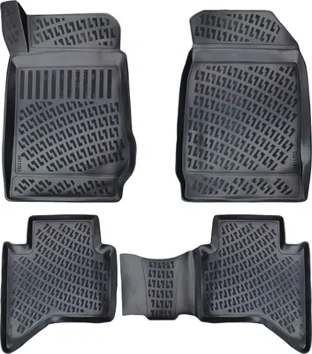 Produktbild von Rizline  kompatibel mit Isuzu D-Max 2.Gen 2012-2019 Autofußmatten 3D Gummimatten