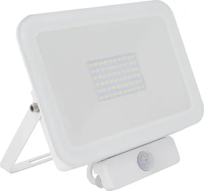 Produktbild von LED Fluter 50W 120 lm/W IP65 Slim mit Bewegungsmelder PIR 4500K tralweiß
