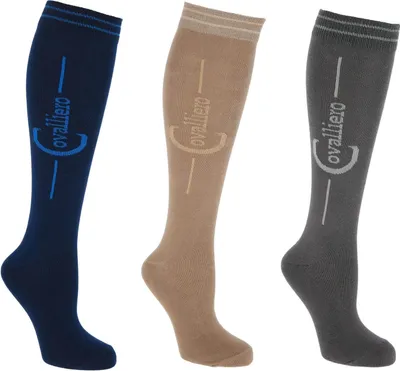 Produktbild von Covalliero Reitstrumpf Flex 3er Pack Reitsocken 34-38