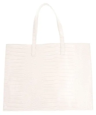 Immagine prodotto di Ted Baker borsa shopper borsa a tracolla Wellma Croc Effect Icon Bag Ivory avorio
