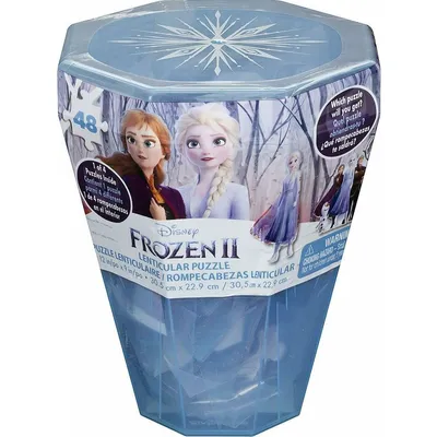 Obrázok produktu pre Puzzle S Prekvapenm Frozen2 So 48 Dielikmi V Diamantovej Krabike