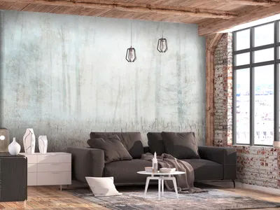 Produktbild von Vlies Fototapete Landschaft 400x280 cm Tapeten Wandtapete XXL Wald Bäume Natur wie gemalt b-A-10260-a-a