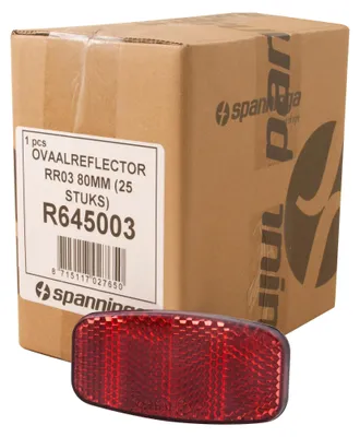 Zdjęcie produktu dla Schwalbe Spanninga Carrier Reflector 80 mm (25 sztuk) OEM