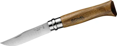 Zdjęcie produktu dla Nóż Opinel, drewno orzechowe, rozmiar 8, nierdzewny