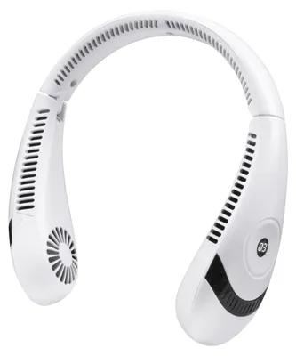 Productafbeelding van Nuvance Nek Ventilator - Neck Fan - 3 Standen - Oplaadbare Nekventilator - Gezichtsventilator - Halsventilator