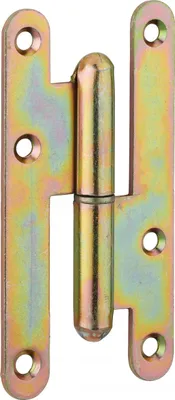 Image de Paumelle de Paris porte d'entrée / d'intérieur, 110x55mm, acier, droite - THIRARD