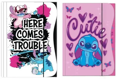 Zdjęcie produktu dla Teczka A4 z gumką Stitch mix - Beniamin