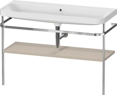 Produktbild von DURAVIT HP4839N60600000 Metallkonsole bdst. m. HD2 Plus,o.HL
