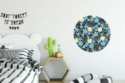 Produktbild von MuchoWow® - Wand Kreis - Wand Bild - Foto Tapete - Selbstklebende - Wohnzimmerdekoration - Wand Dekoration - Kinderzimmer
