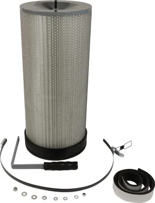 Produktbild von vhbw Feinstaubfilter Ersatz für Holzmann 9120058378508, ABSFF850 für Absauganlage - Feinstaub-Filterpatrone mit Reinigungsbürste
