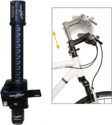 Produktbild von by.schulz 10044 Speedlifter ClassicT10 Ø25,4mm, Hülse 39,5mm, 10cm, schwarz (1 Stück)