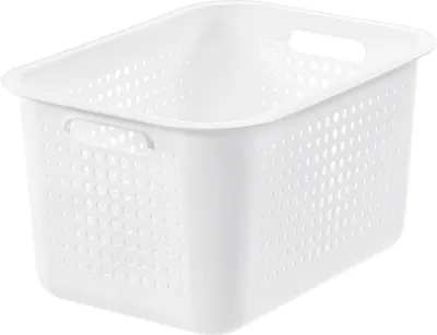 Produktbild von SmartStore Aufbewahrungsbox BASKET RECYCLED 20 13 Liter weiß