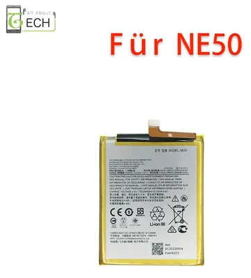 Produktbild von Ersatz Akku für Motorola NE50 Moto G52 G82 G72 5000mAh Accu Batterie Battery