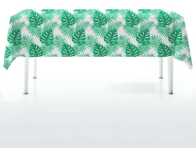Image de Feuilles décoratives ignifuges - Mur végétal artificiel - PVC - 180 x 130 cm - Vert