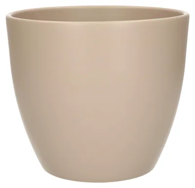 Produktbild von Floran Pflanzentopf - taupe - matt - Keramik - 19 x 17 cm