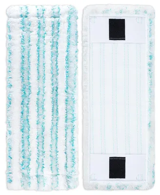 Mikrofaser-Reinigungsdoeken, waschbar, 2er-Set, M, blau-weiss