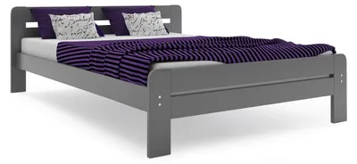Produktbild von BMS Jugendbett Dallas Graphit mit Matratze 120x200 cm