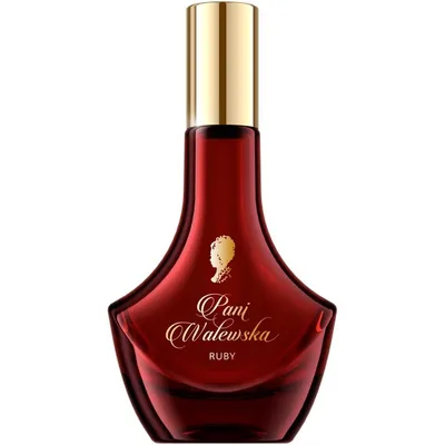 A bottle of perfume on a white background.