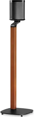 Produktbild von Nedis Lautsprecherhalter / Kompatibel mit: Sonos® One SL™ / Sonos® One™ / Sonos® PLAY:1™ / Ständer / 10 kg / Fest / Holz / Metall / Braun / Schwarz