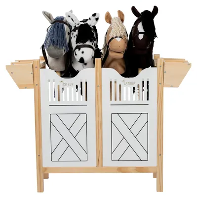 Obrázek produktu pro Dřevěná stáj pro 4 koníky By Astrup - Stable For 4 Hobby Horses