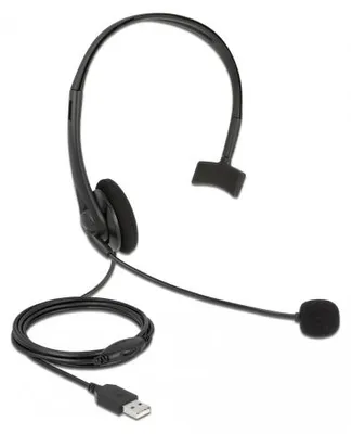 Immagine prodotto di DELOCK USB Mono Headset mit Lautstärkeregler Ultra-Leicht
