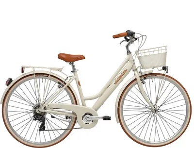 Produktbild von Adriatica Cityfahrrad 28 Zoll RETRO Lady beige inkl. Korb