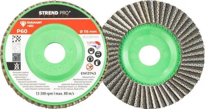 Produktbild von Scheibe Strend Pro, 115 x 22 mm, Schleif, P60