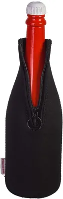 Produktbild von Sektkühler 0,75l aus Neopren, Flaschenkühler, Weinkühler, Getränkekühler (Schwarz, 1 Stück)