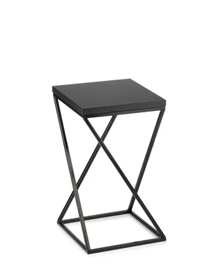 Image de Howhomely Flower Stand Loft Black 40 cm - tabouret à fleurs, colonne à fleurs moderne