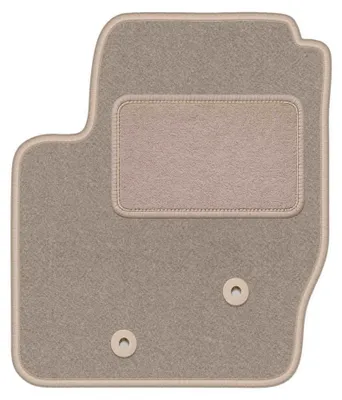 Productafbeelding van Velours bestuurdersmat voor Volvo XC90 I 2002-2014 (SUV) – beige, op maat – Wielganizator LUX