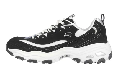 Produktbild von Skechers D'LITES Sneaker in Übergrößen Schwarz 52675 BKW große Herrenschuhe, Größe:46