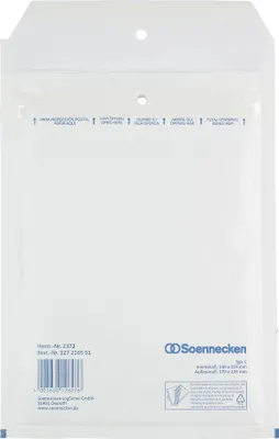Produktbild von Soennecken Luftpolstertasche 2372 C/0 140x215mm hk ws 100 St./Pack.