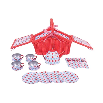 Produktbild von Bigjigs Toys Teeservice im Picknickkorb