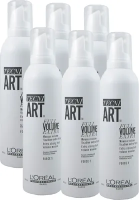 Produktbild von Loreal Tecni. ART Volume Extra Full 6 x 250 ml Haarschaum extremer halt Set