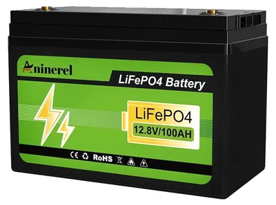 Obrázek produktu pro Baterie LiFePO4, kapacita 100 Ah, připojení přes Bluetooth, 12 V, 100 Ah