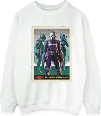Produktbild von Star Wars - "The Mandalorian" Sweatshirt für Herren BI46586 (XXL) (Weiß)