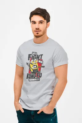 Produktbild von D&B Uni Polo  MO00033_Minions_Grau-Größe S