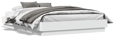 Immagine prodotto di vidaXL Struttura letto bianca 140x190 cm in legno