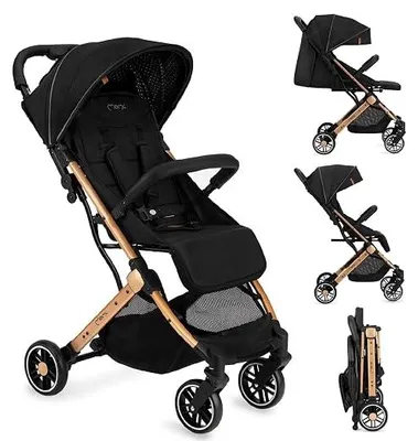 Imagen del producto de Silecomplaza ESTELLE: Cochecito de viaje compacto y plegable. Cochecito plegable para niños hasta 15 kg, a partir de los 6 meses. Cochecito de viaje con función de reclinado. Cochecito ligero, pesa 7,5 kg. Cinturón de seguridad de 5 puntos