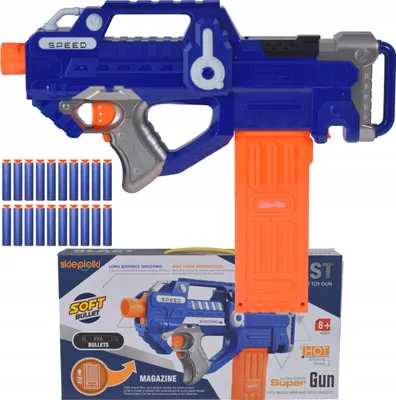 Immagine prodotto di Pistola giocattolo - Pistola giocattolo automatica con proiettili in schiuma - Divertimento entusiasmante per i bambini