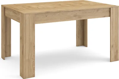 Produktbild von Esszimmertisch, 140x90x76 cm, Für 6 Gäste, Stubentisch, Eiche