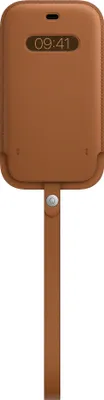 Image de Apple Leather Sleeve MagSafe pour l'Apple iPhone 12 (Pro) - Saddle Brown