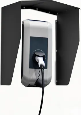 Produktbild von JOIEYOU Wallbox Wetterschutz Schutzdach für e-Auto Ladestation Regenschutz UV-Schutz Überdachung Dach Zubehör für Wallboxen Ladesäule, 40x25x45,5 cm
