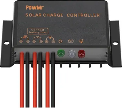 Imagen del producto de Controlador de carga solar, 4 etapas PWM, protección contra agua, 10A, 12V/24V