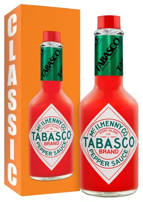 Image de Sauce Tabasco, 1 bouteille de 350 ml (0,35 litre), saveur originale, sauce chili piquante, 100% naturelle, en bouteille en verre