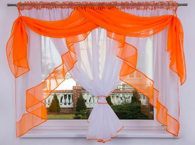 Fertigvorhang DANIA 400x150 VOICE Orange