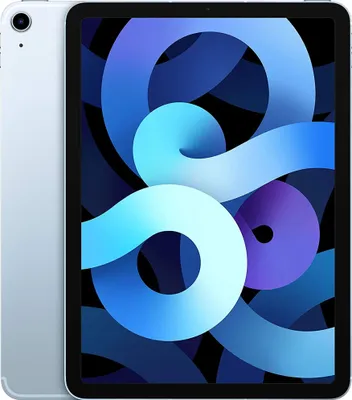 Zdjęcie produktu dla Apple iPad Air 4 2020 64GB Sky Blue 10,9 Zoll Wi-Fi Cellular Tablet MYH02FD/A Odnowiony (Gut)