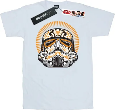 Produktbild von Star Wars - "Dia De Los Muertos" T-Shirt für Herren BI51986 (S) (Weiß)