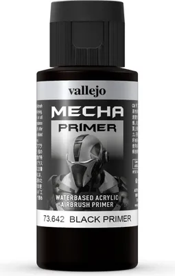 Zdjęcie produktu dla Vallejo Mecha Color 642 Primer Black 60ml Airbrushfarbe