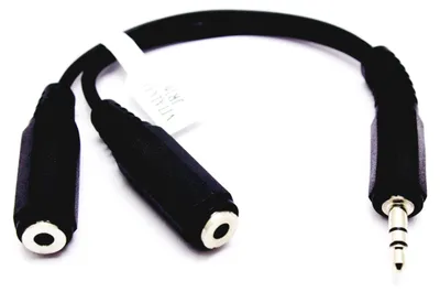 Image de Vitalco JR16 Adaptateur Splitter Jack 3.5mm Stéréo 2 Prises